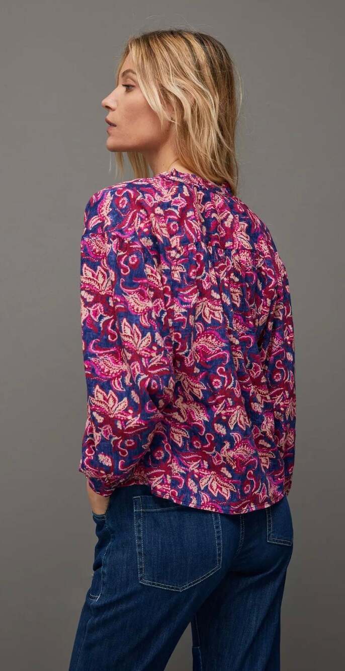 Anthropologie Pilcro Lucille Floral Peasant Blouse - Picture 3 of 11